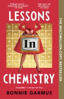 Book cover: Lessons in Chemistry by Bonnie Garmus